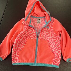 The North Face Kids Pink Leopard Hoodie